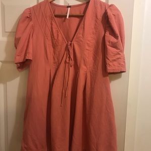 Free People Coral Tunic